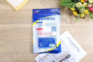 Sacs suspendus de déshumidificateur d'amortisseur d'<span class=keywords><strong>humidité</strong></span> de garde-robe de chlorure de calcium <span class=keywords><strong>anti</strong></span>-<span class=keywords><strong>humidité</strong></span> <span class=keywords><strong>pour</strong></span> l'air frais de placard - Product Image 3