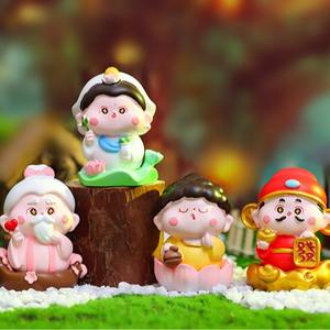 Figurine créative porte-bonheur <span class=keywords><strong>Little</strong></span> Immortal, décoration de salon, petit cadeau exquis, artisanat en résine, fabricant - Product Image 1