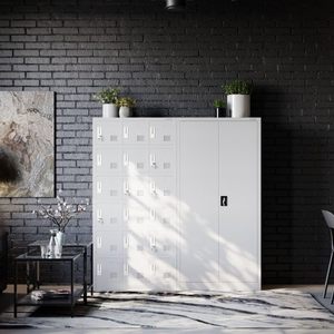 Casier métallique à 18 portes pour école, vestiaire de gym, spa, armoire en acier - Product Image 4