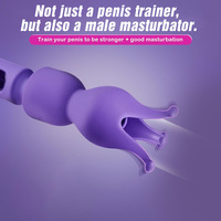 Zauberstab-Vibrator-Sets, Erotikspielzeug mit 3 Aufsätzen für Klitoris, G-Punkt, Eichel, Klitoris-Stimulator, Realistischer Dildo mit LCD-Display