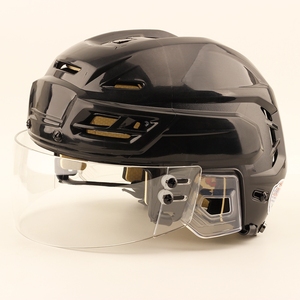 Casco da Hockey su Ghiaccio Professionale con Logo Personalizzato e Griglia Facciale in Acciaio, Protezione Regolabile per Adulti e Giovani, Bianco - Product Image 6