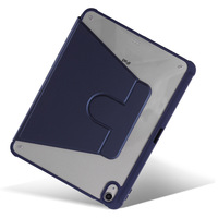 Étui de protection pour tablette Apple iPad 10e et 11e génération, en cuir PU, avec support rotatif, en acrylique transparent pour sublimation, 10,9 pouces, 2022