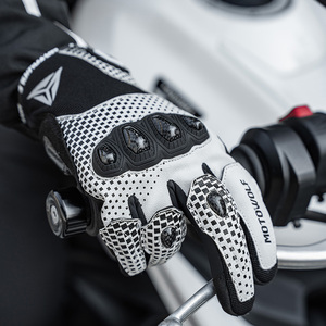 Gants de moto MOTOWOLF à motif à carreaux, gants de course de haute qualité en <span class=keywords><strong>cuir</strong></span> - Product Image 5