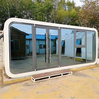 Maison préfabriquée moderne populaire de 20 pieds et 40 pieds, maison mobile, bureau, pod, cabine Apple pour le Canada, personnalisable