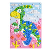 Kit d'art mosaïque EVA personnalisé, puzzle adhésif coloré, bricolage éducatif, jouet d'apprentissage précoce, cadeau pour enfants, OEM ODM, vente en gros