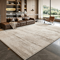 Modern Abstract Distressed Large Area Rug Stain Resistant Non Slip Soft Nylon Floor Carpet 9MM Pile for Living Room Bedroom Home