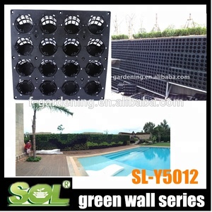 Jardín <span class=keywords><strong>Vertical</strong></span> sistema decorativo verde paneles de <span class=keywords><strong>pared</strong></span> sistema SL-Y5012 verde panel de <span class=keywords><strong>pared</strong></span> plantador - Product Image 2