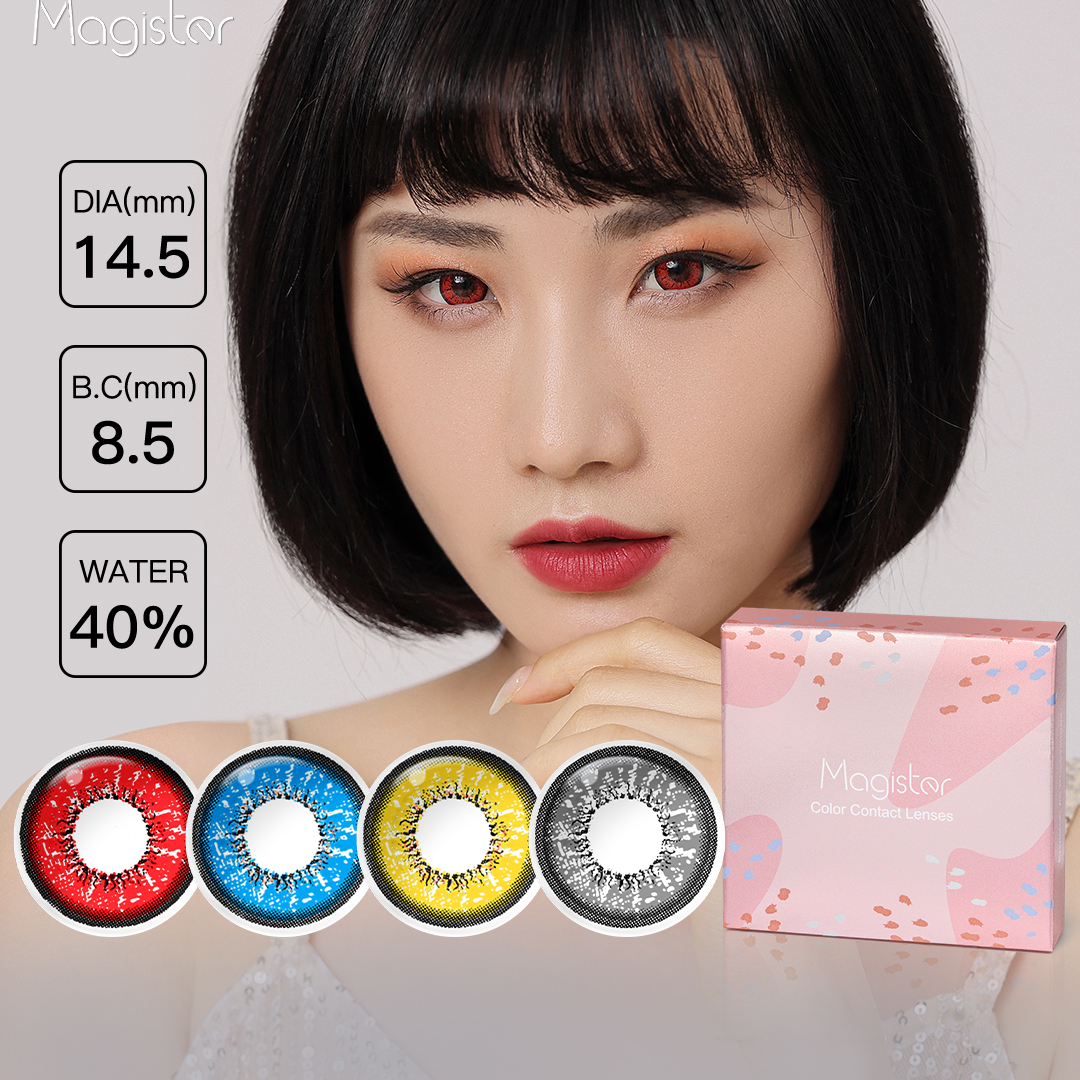 MAGISTER HOT Flame Style Wholesale Colored Contacts Natural Frehsh Look Big Eye Contact Lenses Fashion Color Contact Lens