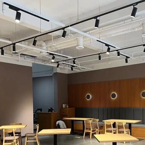 Système d'éclairage sur rail en aluminium à 3 fils personnalisé avec connecteur T blanc à 3 voies Design LED moderne Accessoire populaire - Product Image 1