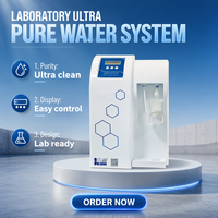 Machine à eau ultra pure de laboratoire pour l'analyse biochimique, la culture cellulaire, la détection TOC et la spectroscopie par absorption atomique