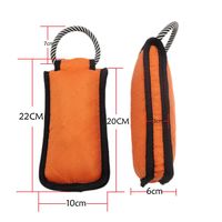 Jouet d'entraînement pour animaux de compagnie, 2520D résistant aux morsures, bâton de tirage interactif en corde pour animaux, jouet à mâcher pour chien, fabriqué de manière durable, robuste et résistant