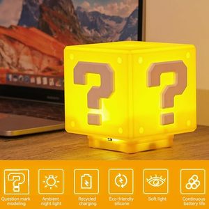 Point d'interrogation Lumière Creative USB Charge Induction Veilleuse Fun Overhead Childhood Game Lighting - Product Image 3