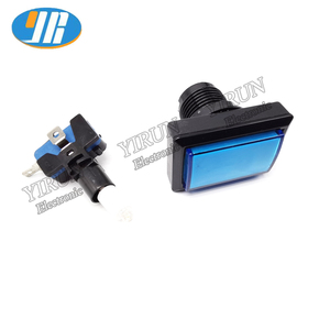 <span class=keywords><strong>Arcade</strong></span> 12V Led Light 51*34Mm Rechthoekige Drukknoppen Verlicht Microschakelaars Munt Duwspel Accessoire - Product Image 5