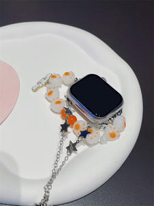 2025 <span class=keywords><strong>correa</strong></span> de reloj más vendida para <span class=keywords><strong>Apple</strong></span> <span class=keywords><strong>Watch</strong></span> 38/40/41/42/44/45/49mm correas de reloj inteligente de lujo con diseño de joyería - Product Image 6