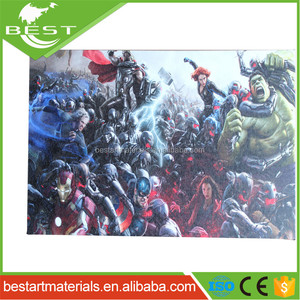 Venta caliente juguetes OEM creativo personalizar dibujos animados <span class=keywords><strong>fotos</strong></span> lienzo <span class=keywords><strong>de</strong></span> impresión <span class=keywords><strong>de</strong></span> arte <span class=keywords><strong>de</strong></span> la pared - Product Image 1