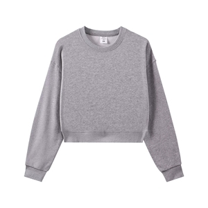 <span class=keywords><strong>Felpa</strong></span> girocollo corta 8D per autunno e inverno, alla moda e versatile, <span class=keywords><strong>felpa</strong></span> a maniche lunghe ampia e casual SYX5 - Product Image 1