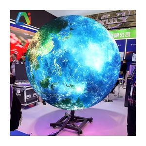Attraente sferica dimensione personalizzata 1 m2msphere LEDScreen pubblicità sferica <span class=keywords><strong>Video</strong></span> palla P1.8P2.5 emisfero LedDisplay - Product Image 6