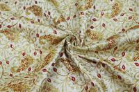 Tissu en soie brute poly premium SHIKHA FAB, léger, tissé, séchage rapide, respirant, motif géométrique floral abstrait, textile de maison