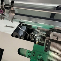Machine à tricoter plate informatisée multi-jauge innovante avec système d'alimentation en huile automatique pour une utilisation textile durable