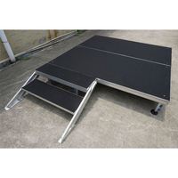 Cabine de DJ portable en aluminium solide et durable scène utilisée