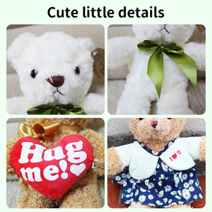 Orsetto di peluche con maglione, 31-50 cm, in poliestere e cotone PP, simpatico, per macchine acchiappagiochi, regalo per attività per bambini - Product Image 3