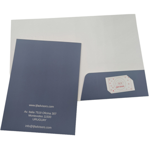 Hot bán tùy chỉnh kinh doanh A4 trình bày thư mục giá rẻ in ấn đa-pocket thư mục tập tin với logo - Product Image 5