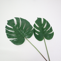 Feuille de Monstera artificielle réaliste grand format pour maquette architecturale, conception de modèles et production cinématographique