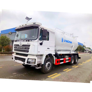 SHACMAN Sinotruck HOWO 6 Wheels Sewer Suction Truck with High Pressure Sewer Jetting 10-15tonne Super vacuum truck - Product Image 2