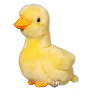 Pato de simulación, juguetes de animales para niños, muñeco de pato de peluche, lindo juguete de peluche para niñas