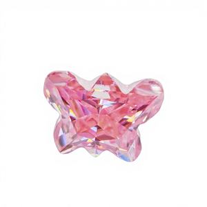 Diamantes Sueltos Sintéticos Cultivados en Laboratorio, Corte Mariposa Rosa Elegante, DEF VVS VS 1-4CT, Certificados IGI, para Joyería - Product Image 1