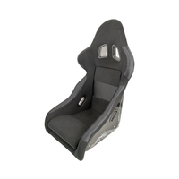 JBR1089 Double couche personnalisable épaissie lisse solide cuir PU squelette en fibre de carbone siège de voiture de course sièges de voiture modifiés