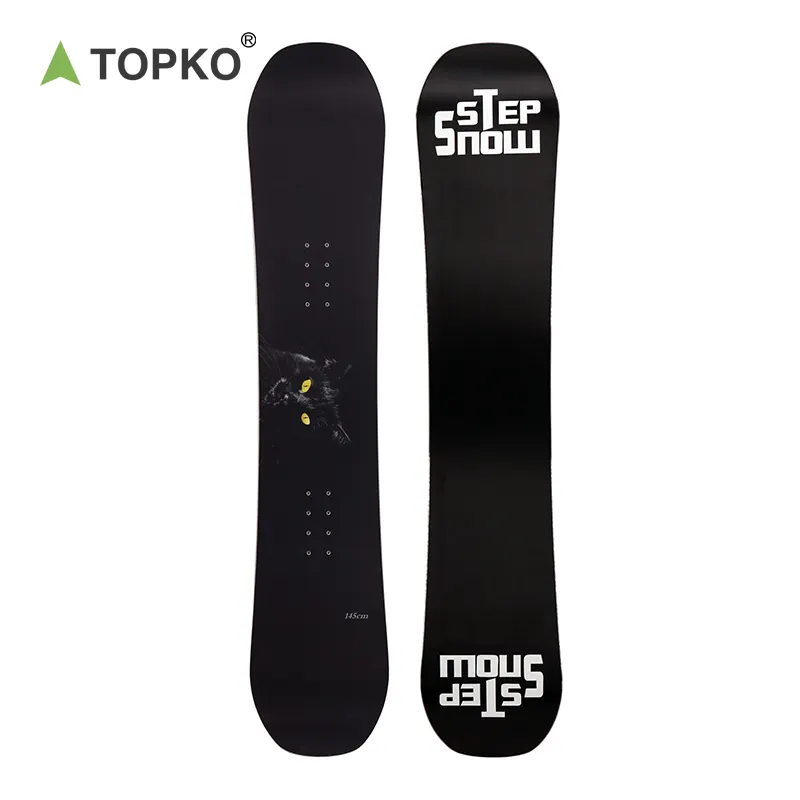 Topko atacado logotipo personalizado barco de neve esqui deslizante spilt neve board produtos