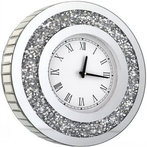 Customized Luxury <strong>Wall</strong> <strong>Clock</strong> Crushed Diamond Venetian Style Sparkle <strong>Wall</strong> <strong>Clock</strong> Interior Bling Diamond <strong>Mirrored</strong> <strong>Wall</strong> <strong>Clock</strong> - Product Image 4