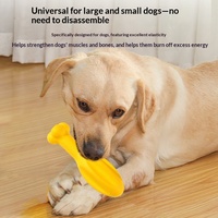 Jouets pour animaux de compagnie en EVA en gros directement de l'usine, bâtonnets à mâcher pour chiens, friandises à mâcher en forme de cuisse de poulet, tailles grandes/petites, balles en corde, 50 pièces