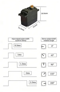 Servomoteur numérique à engrenages métalliques 27g, réponse rapide, faible résistance interne, pour modèles RC, hélicoptère, drone, voiture, robot, accessoires - Product Image 5