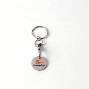<b>Custom</b> Metal Caddy Coin Token, Caddy Coin <b>Keychain</b>, Canada Metal Trolley Coin Chip - Product Image 3