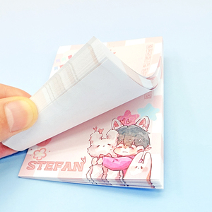 Personalizado lindo planificador floral papelería fabricante chino nota Bloc de notas impreso hojas sueltas papel de cartón lista de tareas - Product Image 5