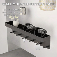 Support mural pliable en plastique pour couteaux de cuisine, organisateur de vaisselle, porte-baguettes/cuillères – Vente en gros