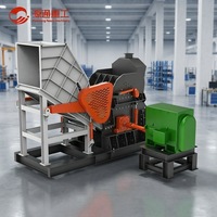Mesin Penghancur Logam Bekas Hammer Mill dengan Port Pengumpan Lebar dan Operasi Stabil untuk Penghancuran Cangkang Mobil, Blok Mesin, dan Baja Bekas