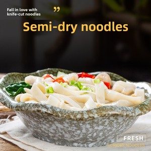 Noodles Tagliati a Coltello 400g 20 Confezioni Istantanei Semi-secco Confezione Famiglia Catering Fast <span class=keywords><strong>Food</strong></span> Ramen Noodles Larghi - Product Image 3