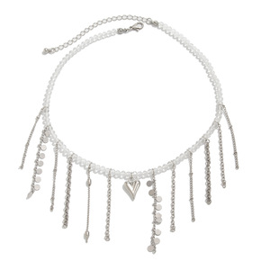 <span class=keywords><strong>Collier</strong></span> à pampilles en chaîne cœur en métal <span class=keywords><strong>Collier</strong></span> à clavicule en perles de cristal simple <span class=keywords><strong>pour</strong></span> femmes Ensemble <span class=keywords><strong>collier</strong></span> <span class=keywords><strong>et</strong></span> <span class=keywords><strong>laisse</strong></span> <span class=keywords><strong>pour</strong></span> chien de luxe - Product Image 5