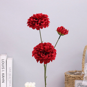Fleurs artificielles en soie de pampa à 3 têtes, parfumées, pour la Saint-Valentin, le Nouvel An, les mariages et les décorations de fêtes - Product Image 6