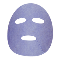 Masque facial en tissu non tissé doux et naturel, à base de film de papier sec, tissage uni, respectueux de la peau, 35 g/m², à l'huile de lavande, pour le contrôle du sébum