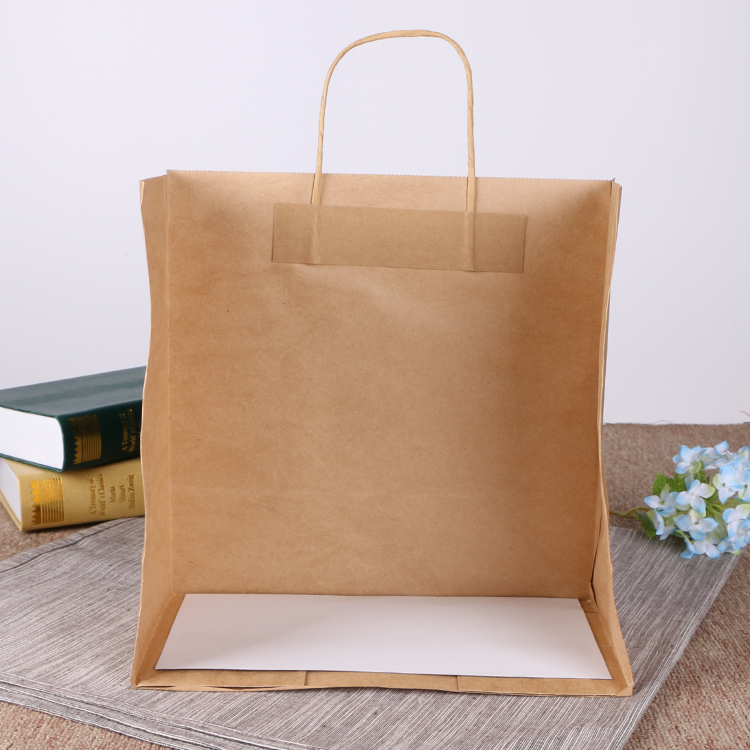 Factory High Quality Cheap Kraft Paper Bags Carrying Bag Print with Handles China Customized Promotion Offset Printing AcceptPopular