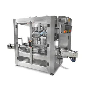 Automatic Linear Filling Machine Liquid Cream Lotion Cosmetic Production Filling Line Plastic Bottles Glass Jars Filler