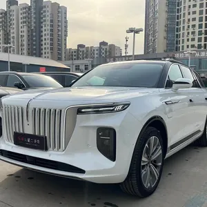 Carro elétrico Hongqi E-HS9 7 Seat, rápido, de longo alcance, 200 km/h, SUV Hongqi EHS9 2023, novo veículo elétrico de energia, novidade