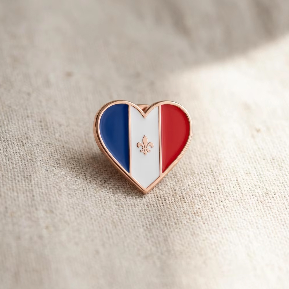 Pin de solapa de la bandera francesa