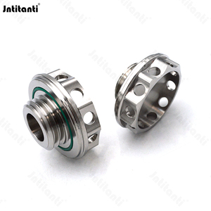 Jntitanti fabrika yüksek kalite titanyum motor yağı kapağı depo kapağı doğal renk yeni durum Honda yarış arabası için Fit - Product Image 4