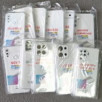 T035 Vente en gros d'étuis de téléphone transparents en TPU pour iPhone Android, étui anti-chute pour Samsung A23 pour Google 9A, coque de téléphone transparente