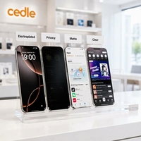 Film de protection d'écran anti-espion universel Cedle en TPU souple HD, couverture intégrale, auto-réparant pour tous les smartphones, revendeur